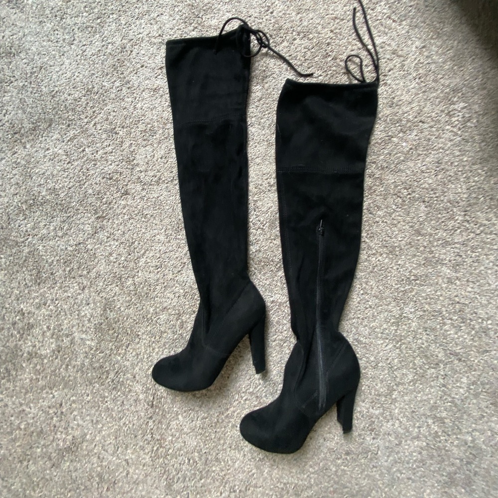 Suede Over knee Boots